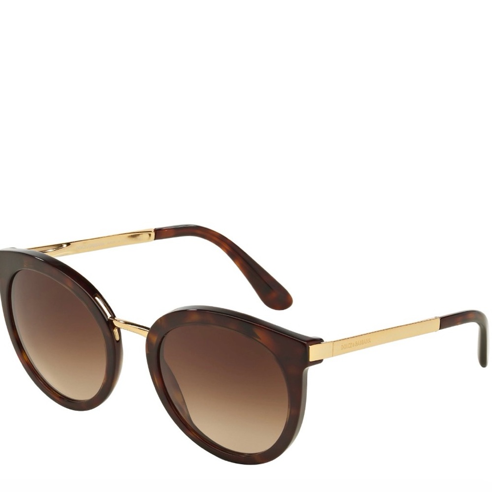 Dolce & Gabbana Brown Tortoise Sunglasses